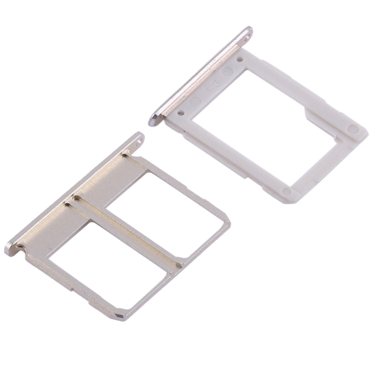 For Galaxy A9100 / A9 (2016) 2 SIM Card Tray + Micro SD Card Tray (Gold) - free shipping - PMc TechLife - Order now!