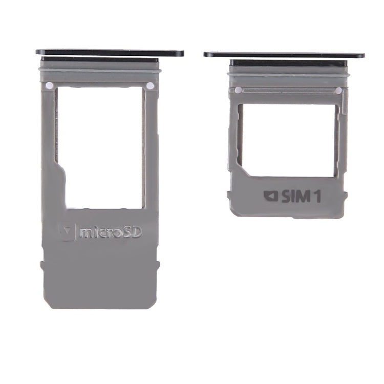 For Galaxy A5 (2017) / A520 & A7 (2017) / A720 SIM Card Tray + Micro SD Card Tray, Single Card (Black) - free shipping - PMc TechLife - Order now!