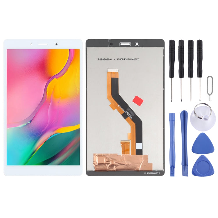 OEM LCD Screen for Samsung Galaxy Tab A 8.0 (2019) SM-T295 (LTE Version) with Digitizer Full Assembly (White) - free shipping - PMc TechLife - Order now!