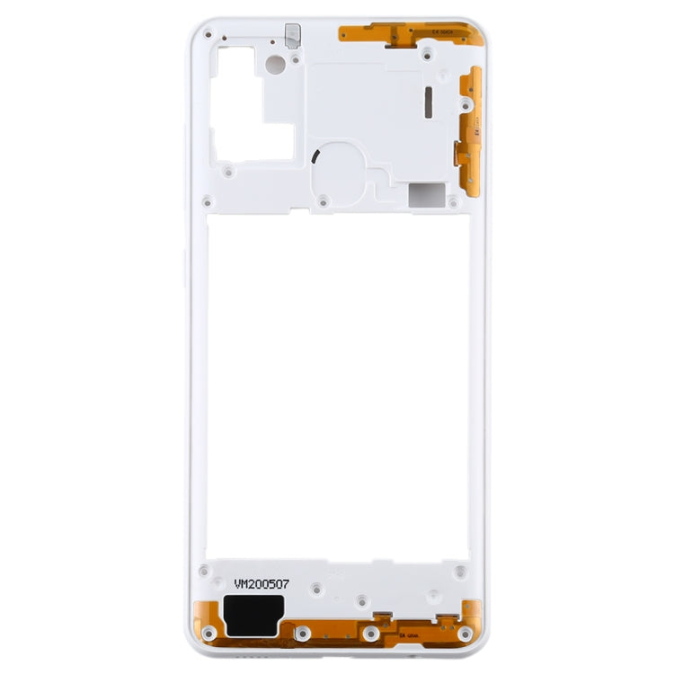 For Samsung Galaxy A21s  Middle Frame Bezel Plate (White) - free shipping - PMc TechLife - Order now!