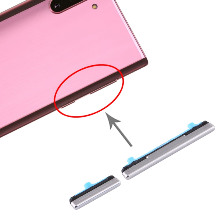 For Samsung Galaxy Note10 Power Button and Volume Control Button(Silver) - free shipping - PMc TechLife - Order now!