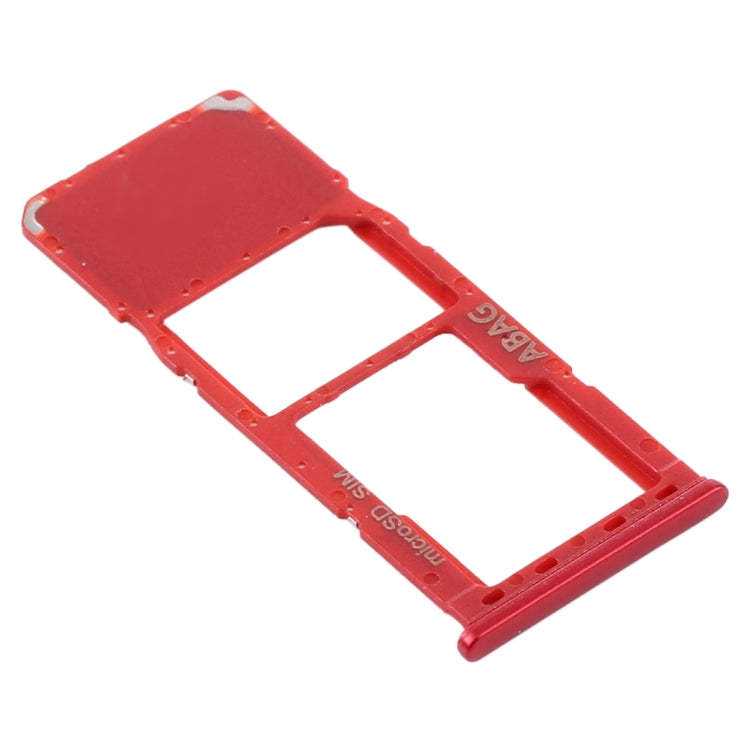 For Samsung Galaxy A21s SIM Card Tray + Micro SD Card Tray (Red) - free shipping - PMc TechLife - Order now!