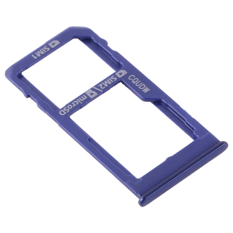 For Samsung Galaxy M40 SM-M405 SIM Card Tray + SIM Card Tray / Micro SD Card Tray (Dark Blue) - free shipping - PMc TechLife - Order now!
