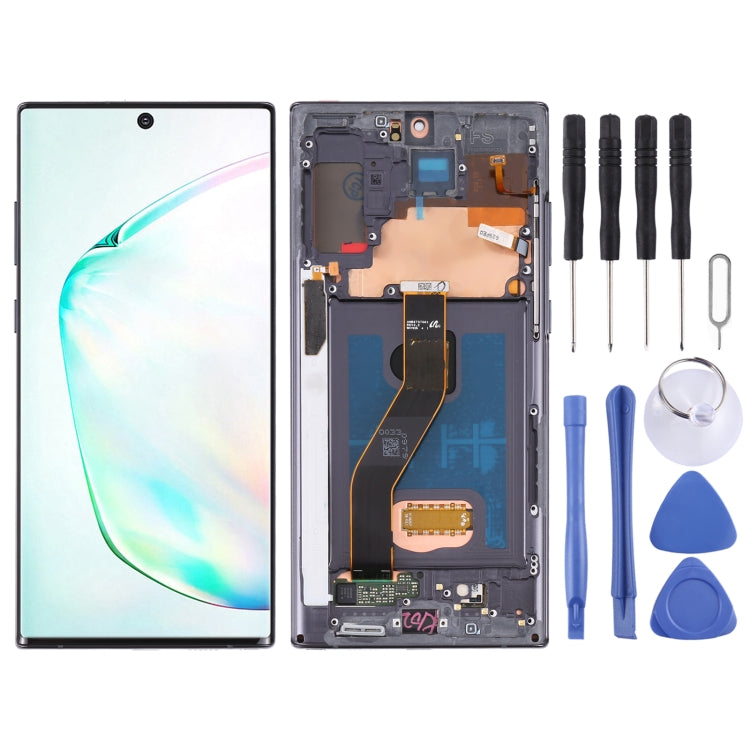 Original LCD Screen for Samsung Galaxy Note10+ 4G/Note10+ 5G SM-N976/N975 Digitizer Full Assembly With Frame (Black) - free shipping - PMc TechLife - Order now!