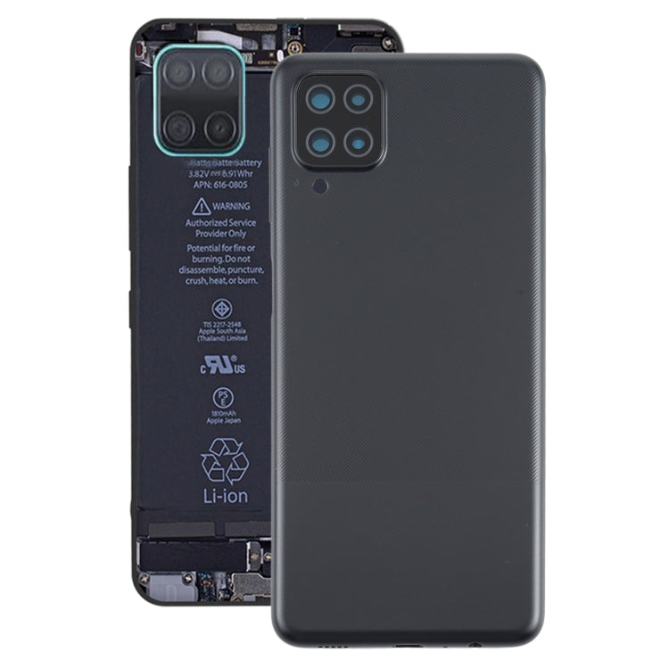 For Samsung Galaxy A12 Battery Back Cover (Black) - free shipping - PMc TechLife - Order now!