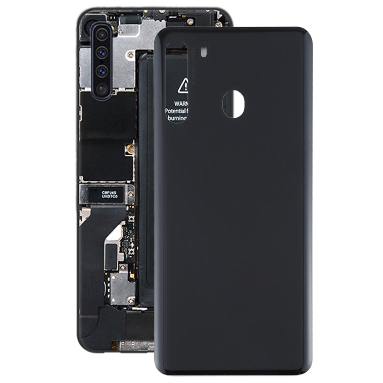 For Samsung Galaxy A21 SM-A215 Battery Back Cover (Black) - free shipping - PMc TechLife - Order now!