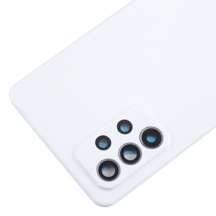 For Samsung Galaxy A52 5G / A52 4G Battery Back Cover with Camera Lens Cover(White) - free shipping - PMc TechLife - Order now!