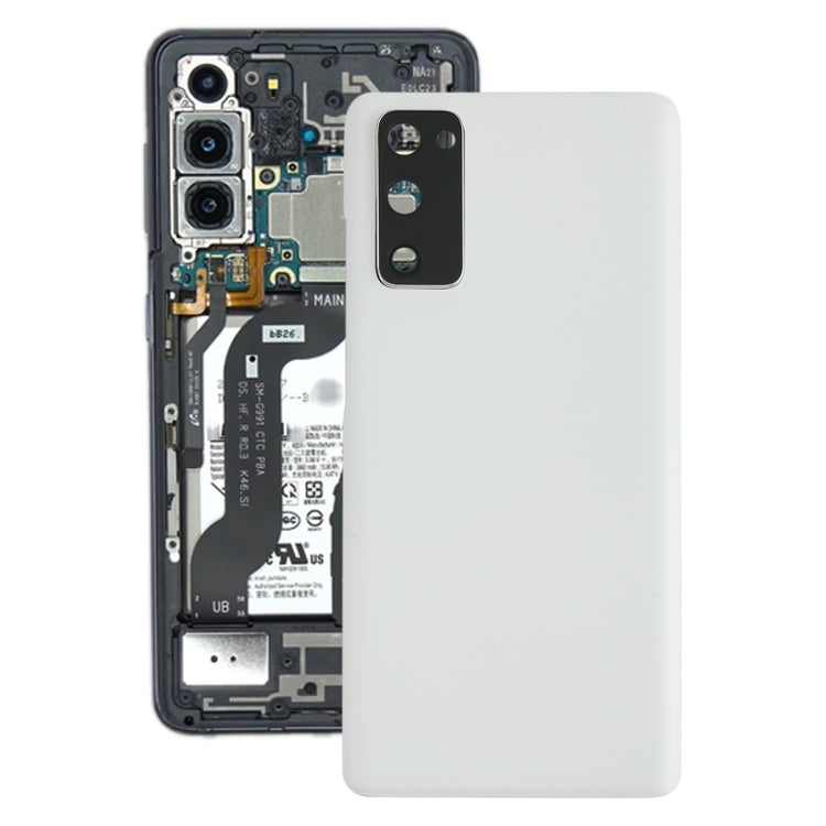 For Samsung Galaxy S20 FE Battery Back Cover with Camera Lens Cover (Silver) - free shipping - PMc TechLife - Order now!