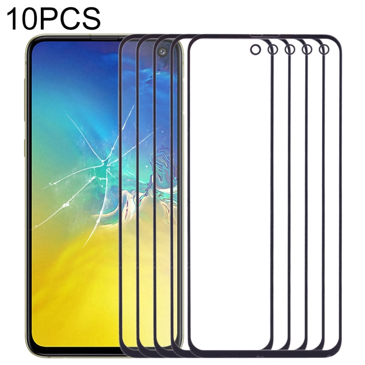For Samsung Galaxy S10e SM-G970F/DS, SM-G970U, SM-G970W 10pcs Front Screen Outer Glass Lens (Black) - free shipping - PMc TechLife - Order now!