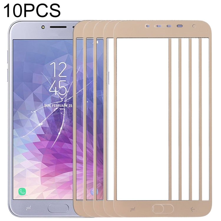 For Samsung Galaxy J4 (2018) 10pcs Front Screen Outer Glass Lens (Gold) - free shipping - PMc TechLife - Order now!