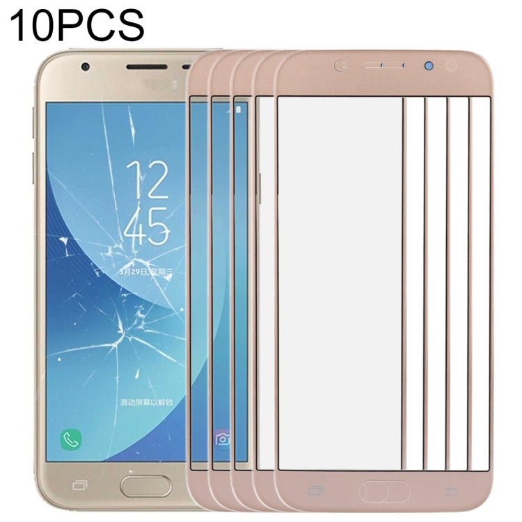 For Samsung Galaxy J3 2017 / J330 10pcs Front Screen Outer Glass Lens (Gold) - free shipping - PMc TechLife - Order now!