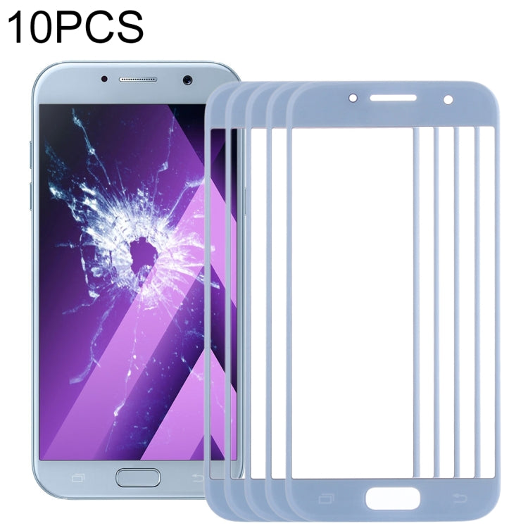 For Samsung Galaxy A7 (2017) / A720 10pcs Front Screen Outer Glass Lens (Blue) - free shipping - PMc TechLife - Order now!