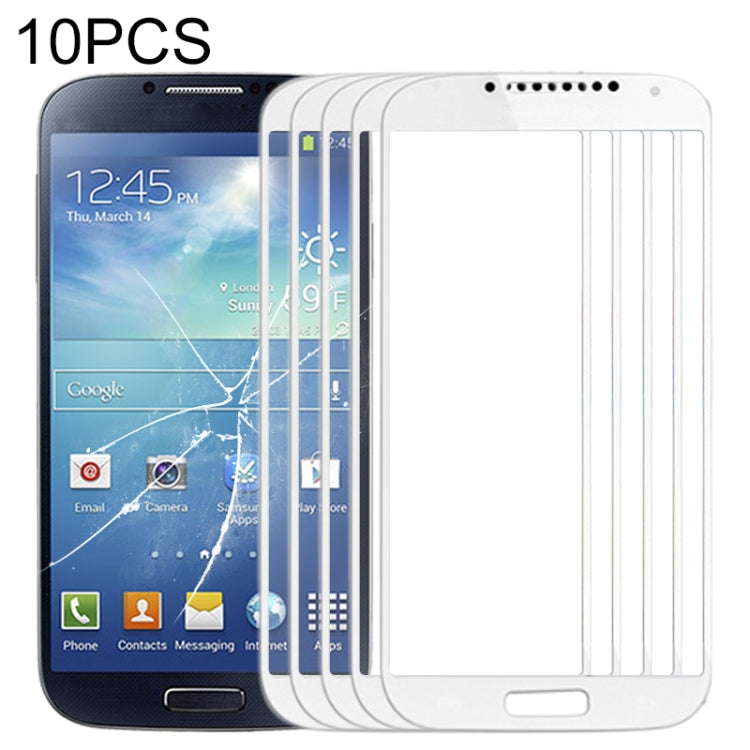 For Samsung Galaxy S IV / i9500 10pcs Front Screen Outer Glass Lens (White) - free shipping - PMc TechLife - Order now!