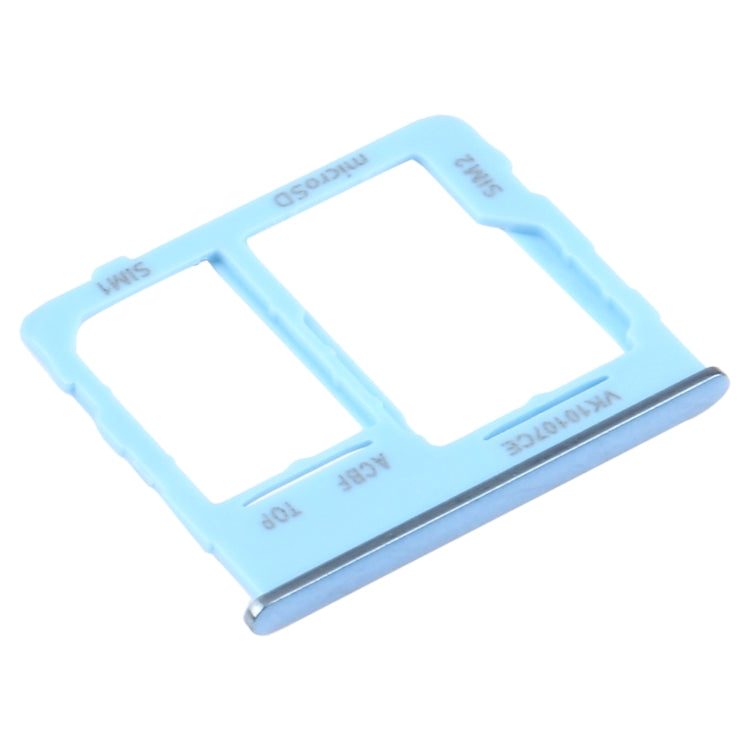 For Samsung Galaxy A32 5G SM-A326B SIM Card Tray + SIM Card Tray / Micro SD Card Tray (Blue) - free shipping - PMc TechLife - Order now!