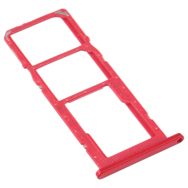 For Samsung Galaxy A02s SM-A025 SIM Card Tray + SIM Card Tray + Micro SD Card Tray (Red) - free shipping - PMc TechLife - Order now!
