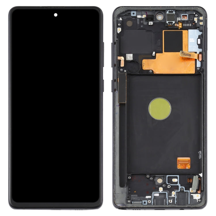 Original Super AMOLED LCD Screen for Samsung Galaxy Note10 Lite Digitizer Full Assembly With Frame (Black) - free shipping - PMc TechLife - Order now!