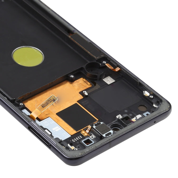 Original Super AMOLED LCD Screen for Samsung Galaxy Note10 Lite Digitizer Full Assembly With Frame (Black) - free shipping - PMc TechLife - Order now!