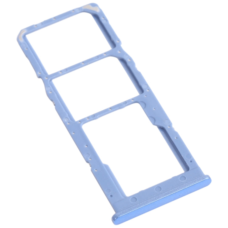 For Samsung Galaxy M12 SM-M127 SIM Card Tray + SIM Card Tray + Micro SD Card Tray (Blue) - free shipping - PMc TechLife - Order now!