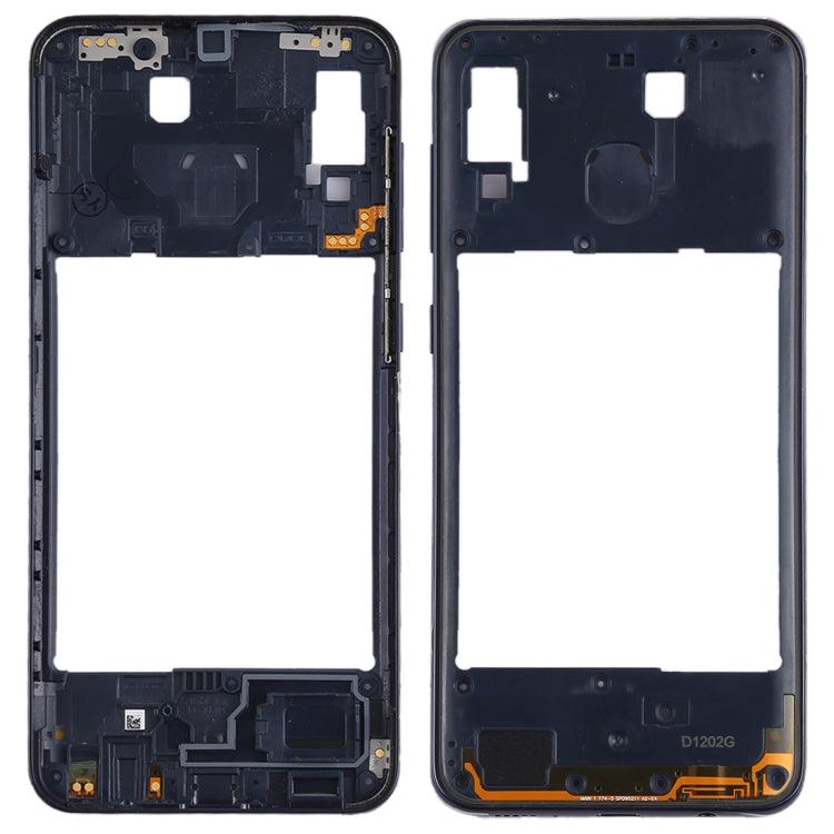 For Galaxy A20 Middle Frame Bezel Plate (Black) - free shipping - PMc TechLife - Order now!