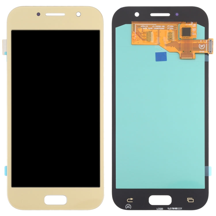 OLED LCD Screen for Samsung Galaxy A5 (2017) SM-A520 With Digitizer Full Assembly (Gold) - free shipping - PMc TechLife - Order now!