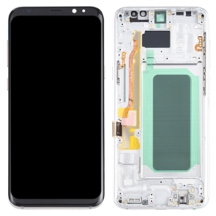 OLED LCD Screen for Samsung Galaxy S8+ SM-G955 Digitizer Full Assembly with Frame (Silver) - free shipping - PMc TechLife - Order now!