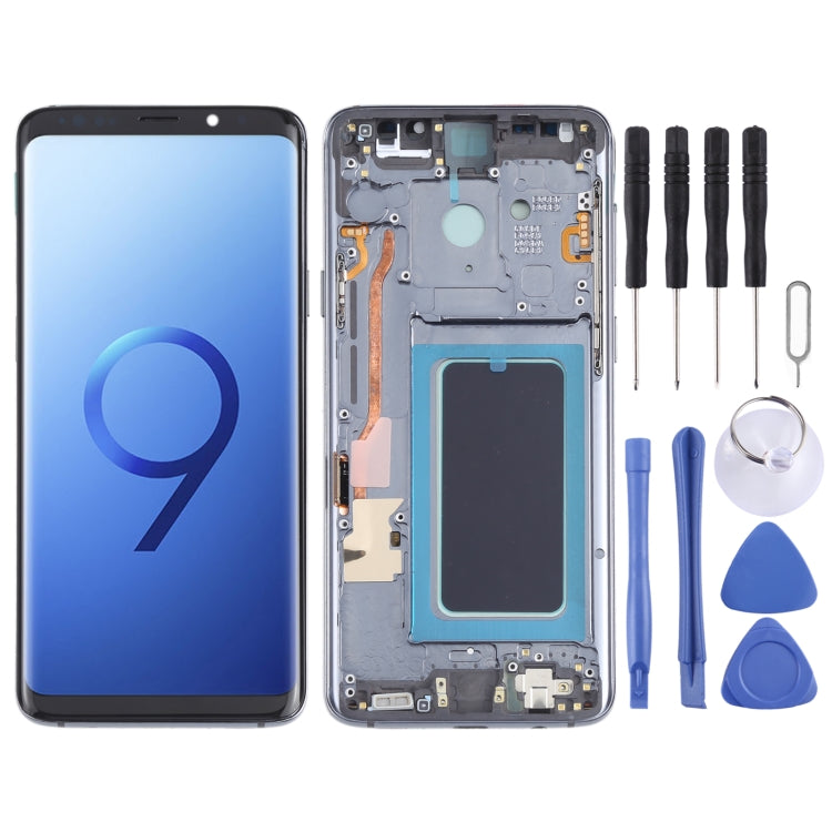 OLED LCD Screen for Samsung Galaxy S9+ SM-G965 Digitizer Full Assembly with Frame (Grey) - free shipping - PMc TechLife - Order now!