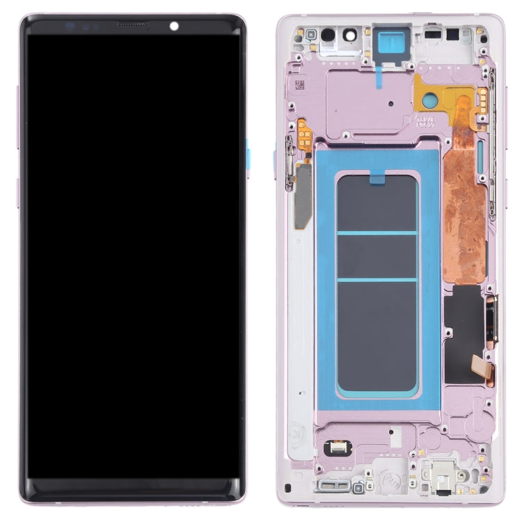 OLED LCD Screen for Samsung Galaxy Note9 SM-N960 Digitizer Full Assembly with Frame (Purple) - free shipping - PMc TechLife - Order now!