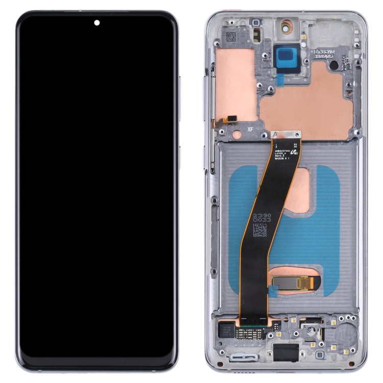 Original Super AMOLED LCD Screen With Digitizer Full Assembly with Frame for Samsung Galaxy S20 5G SM-G981B(Silver) - free shipping - PMc TechLife - Order now!