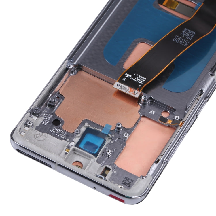 Original Super AMOLED LCD Screen With Digitizer Full Assembly with Frame for Samsung Galaxy S20 5G SM-G981B(Silver) - free shipping - PMc TechLife - Order now!