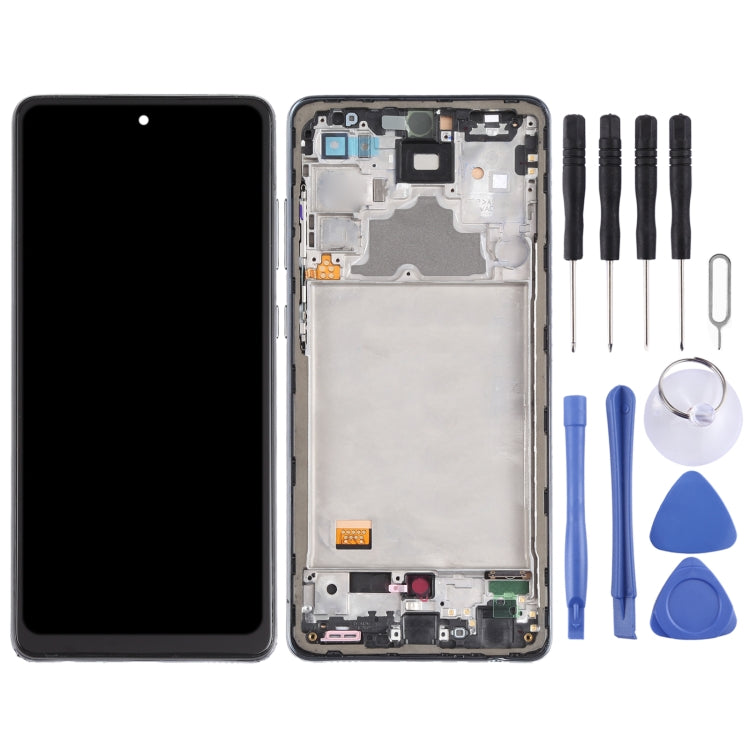 incell Material LCD Screen and Digitizer Full Assembly with Frame (Not Supporting Fingerprint Identification) for Samsung Galaxy A72 4G SM-A725 - free shipping - PMc TechLife - Order now!