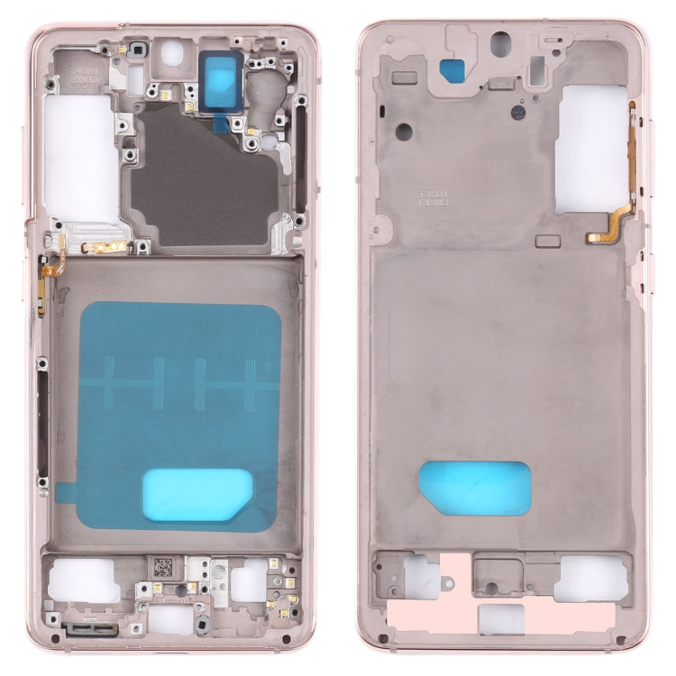 For Samsung Galaxy S21 5G SM-G991B Middle Frame Bezel Plate (Gold) - free shipping - PMc TechLife - Order now!