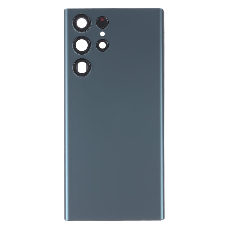 For Samsung Galaxy S22 Ultra 5G SM-S908B Battery Back Cover with Camera Lens Cover (Green) - free shipping - PMc TechLife - Order now!