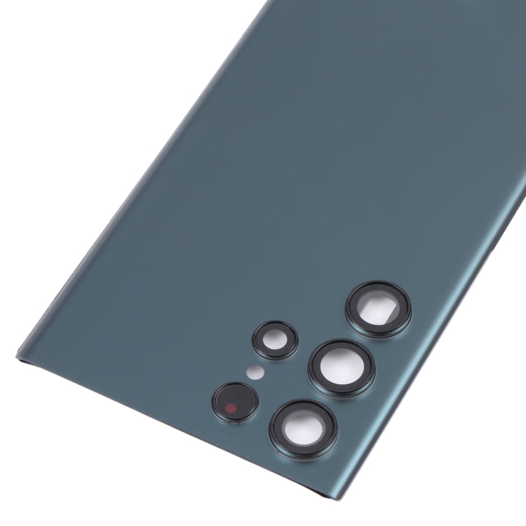 For Samsung Galaxy S22 Ultra 5G SM-S908B Battery Back Cover with Camera Lens Cover (Green) - free shipping - PMc TechLife - Order now!