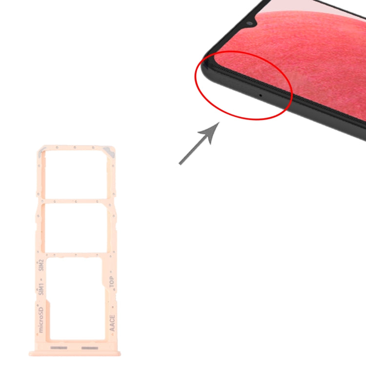 For Samsung Galaxy A13 SM-A135 Original SIM Card Tray + SIM Card Tray + Micro SD Card Tray (Pink) - free shipping - PMc TechLife - Order now!