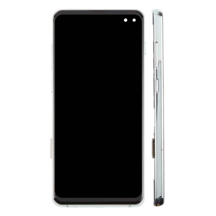 For Samsung Galaxy S10+ SM-G975F 6.38 inch TFT LCD Screen Digitizer Full Assembly with Frame, Not Supporting Fingerprint Identification(Green) - free shipping - PMC TechLife - Order now!