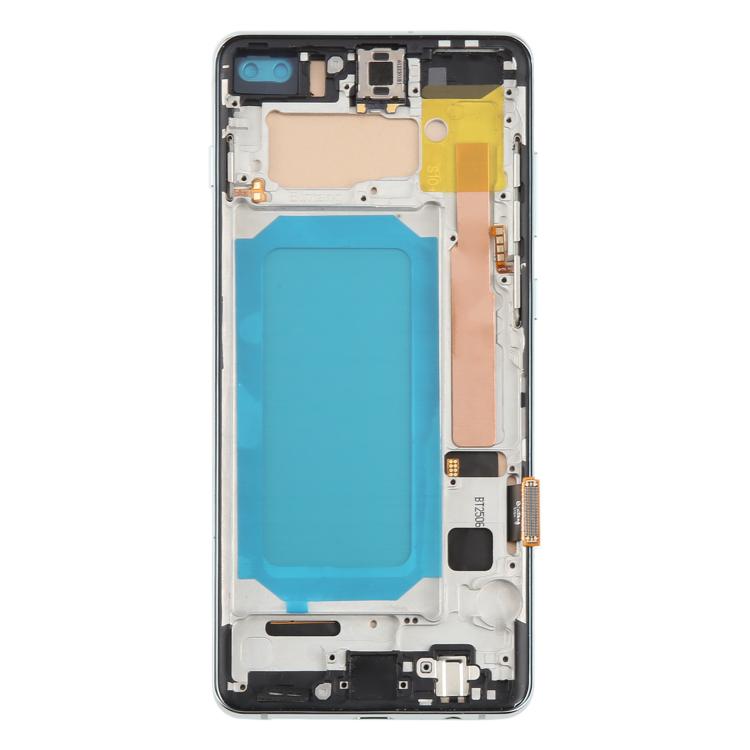 For Samsung Galaxy S10+ SM-G975F 6.38 inch TFT LCD Screen Digitizer Full Assembly with Frame, Not Supporting Fingerprint Identification(Green) - free shipping - PMC TechLife - Order now!