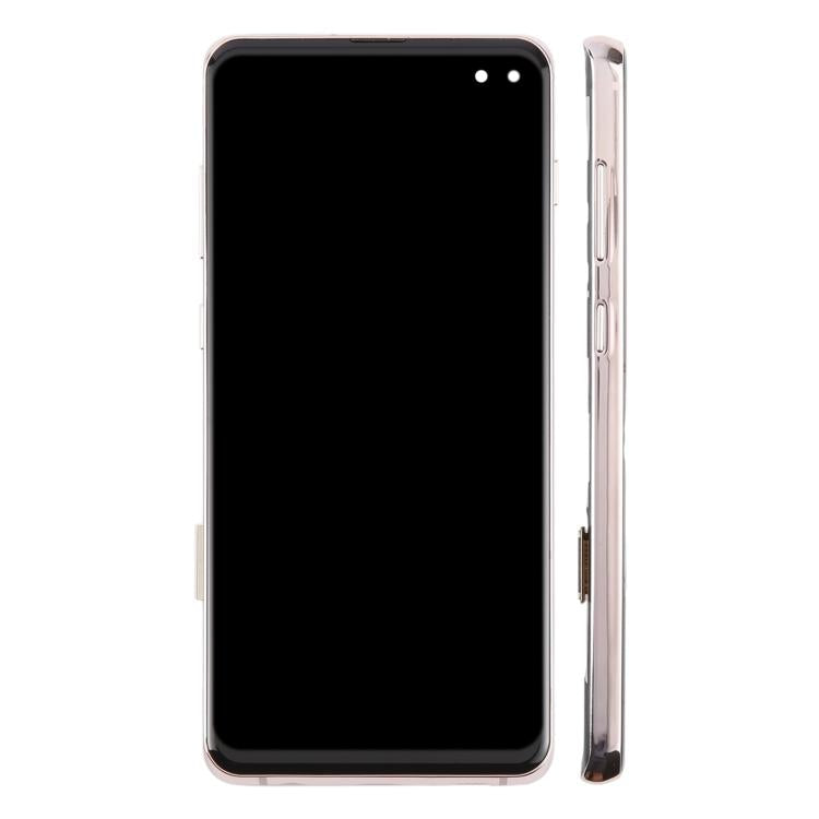 For Samsung Galaxy S10+ SM-G975F 6.38 inch TFT LCD Screen Digitizer Full Assembly with Frame, Not Supporting Fingerprint Identification(Gold) - free shipping - PMC TechLife - Order now!