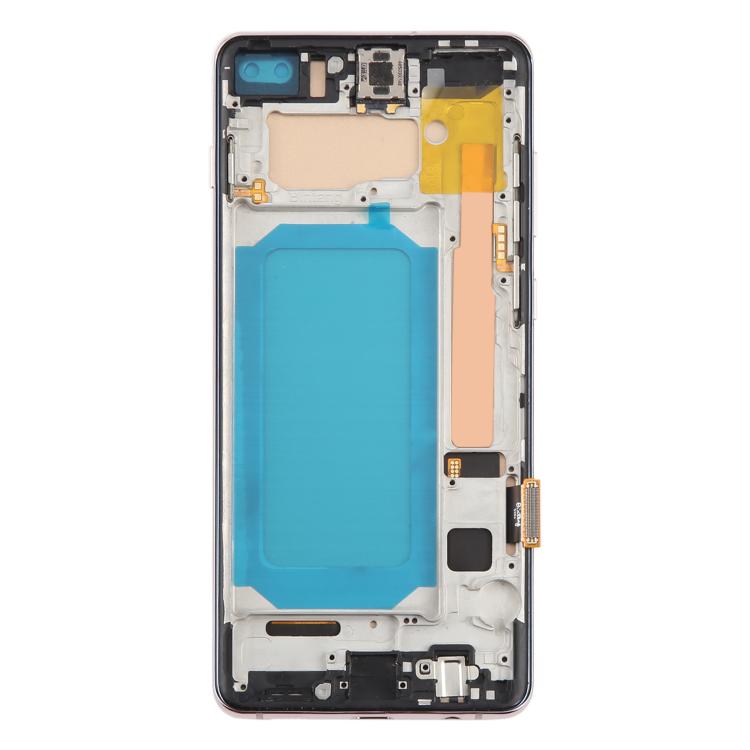 For Samsung Galaxy S10+ SM-G975F 6.38 inch TFT LCD Screen Digitizer Full Assembly with Frame, Not Supporting Fingerprint Identification(Gold) - free shipping - PMC TechLife - Order now!