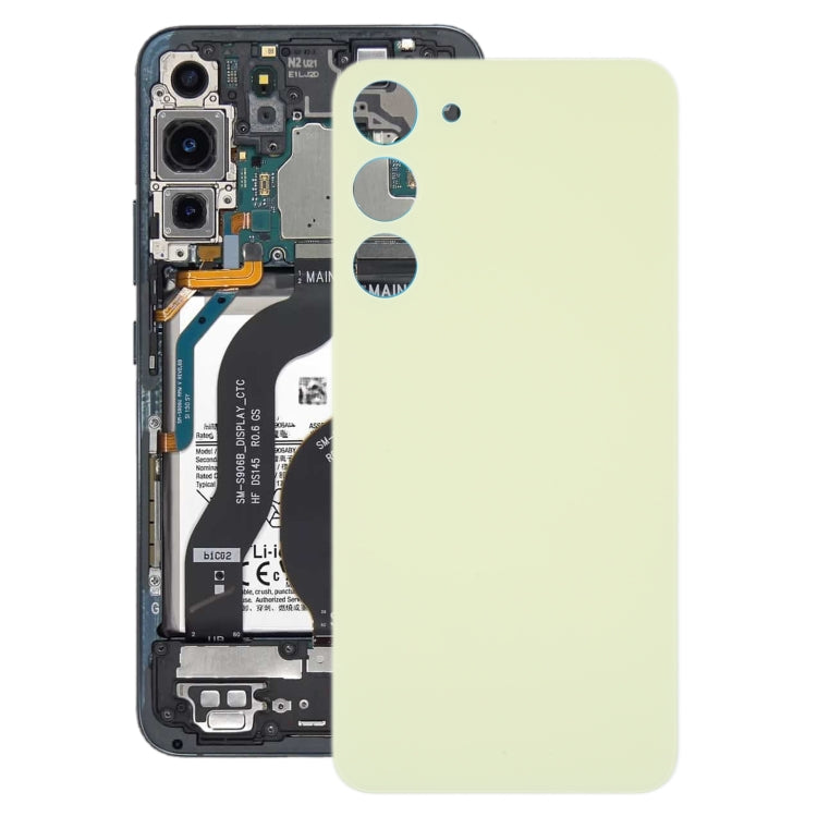 For Samsung Galaxy S23+ SM-S916B OEM Glass Battery Back Cover(Yellow) - free shipping - PMc TechLife - Order now!