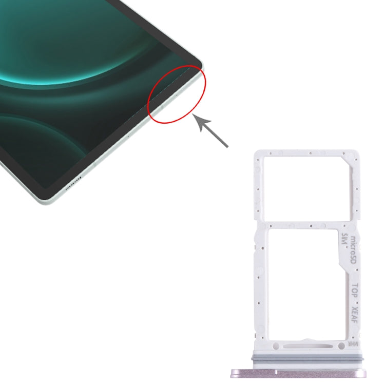 SIM + Micro SD Card Tray for Samsung Galaxy Tab S9 FE SM-X516 LTE Edition (Pink) - free shipping - PMc TechLife - Order now!