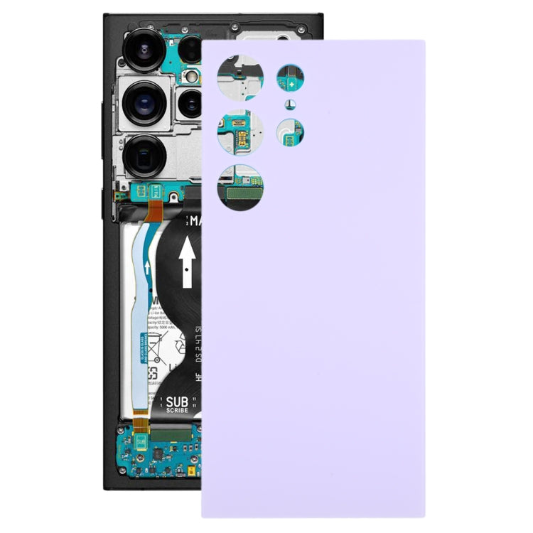 For Samsung Galaxy S24 Ultra SM-S928B OEM Battery Back Cover(Light Purple) - free shipping - PMc TechLife - Order now!
