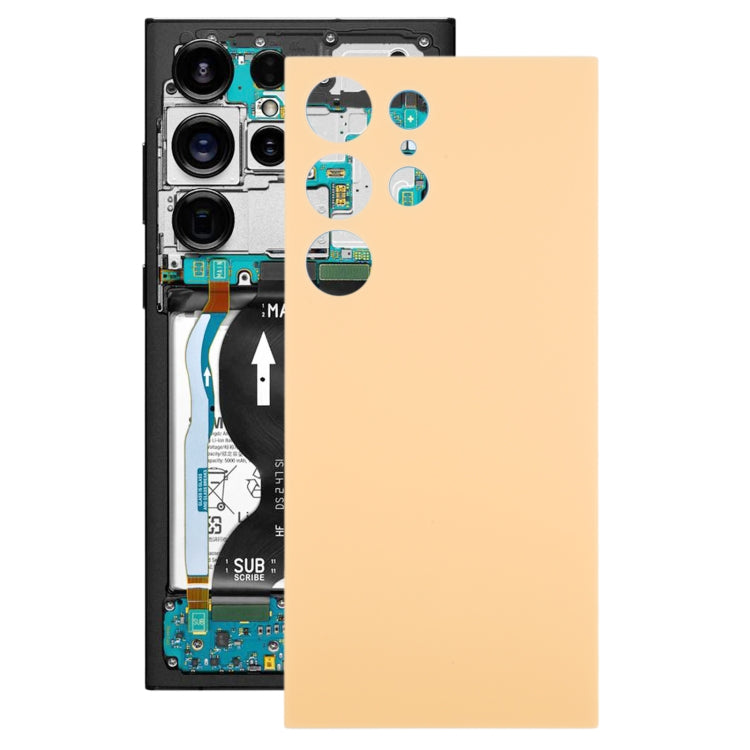 For Samsung Galaxy S24 Ultra SM-S928B OEM Battery Back Cover(Yellow) - free shipping - PMc TechLife - Order now!