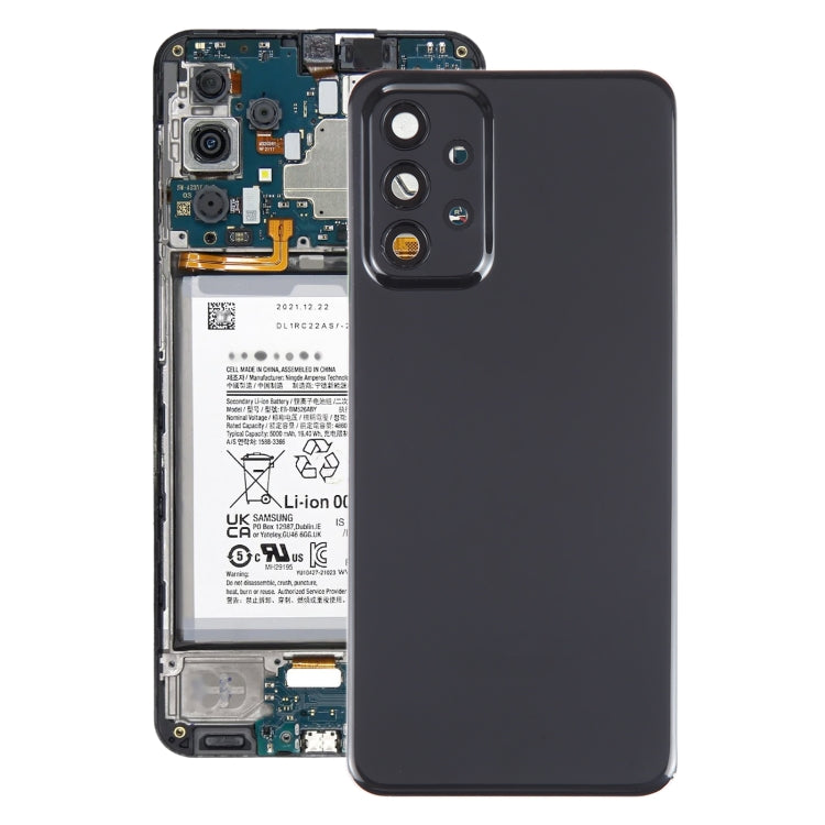 For Samsung Galaxy A23 4G SM-A235F Original Battery Back Cover with Camera Lens Cover (Black) - free shipping - PMc TechLife - Order now!