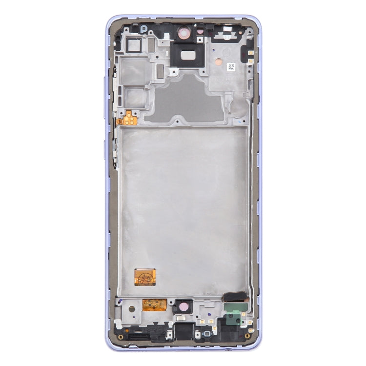 For Samsung Galaxy A72 4G SM-A725 6.43 inch OLED LCD Screen Digitizer Full Assembly with Frame (Purple) - free shipping - PMc TechLife - Order now!