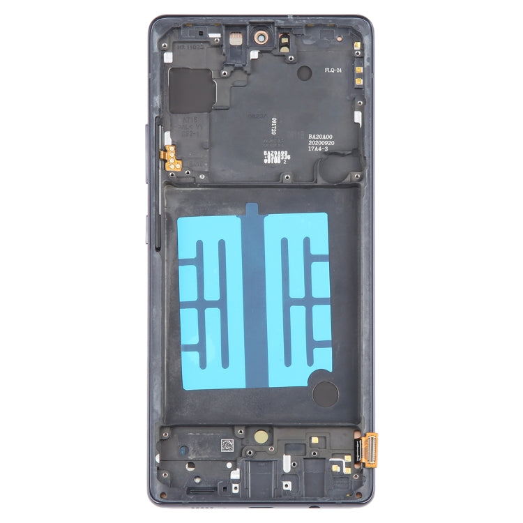 For Samsung Galaxy A71 5G SM-A716B 6.43 inch OLED LCD Screen Digitizer Full Assembly with Frame (Black) - free shipping - PMc TechLife - Order now!