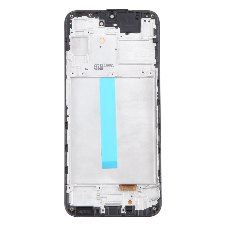 For Samsung Galaxy A25 SM-A256B 6.36 inch OLED LCD Screen Digitizer Full Assembly with Frame (Black) - free shipping - PMc TechLife - Order now!