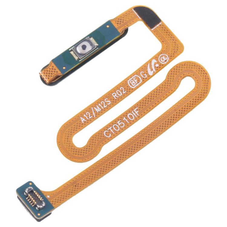 For Samsung Galaxy M12 / A12 SM-A125/M125/A127 Original Fingerprint Sensor Flex Cable (White) - free shipping - PMc TechLife - Order now!