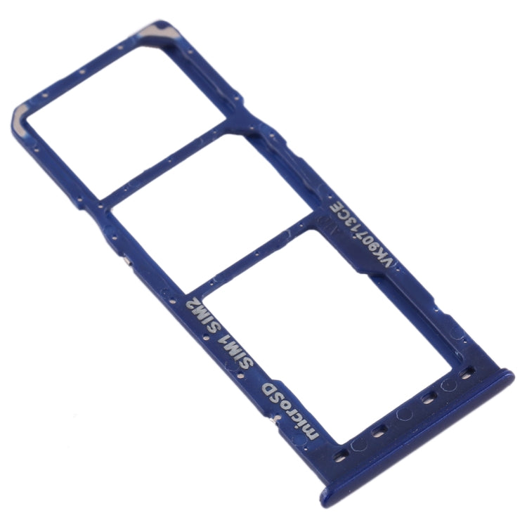 For Galaxy A10 SIM Card Tray + SIM Card Tray + Micro SD Card Tray (Blue) - free shipping - PMc TechLife - Order now!