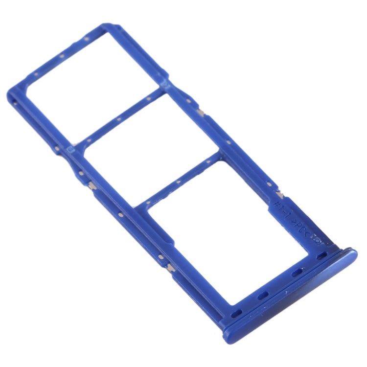 For Galaxy A70 SIM Card Tray + SIM Card Tray + Micro SD Card Tray (Blue) - free shipping - PMc TechLife - Order now!