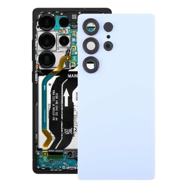 For Samsung Galaxy S25 Ultra SM-S938 OEM Battery Back Cover with Camera Lens Cover(Glacier Blue) - free shipping - PMc TechLife - Order now!